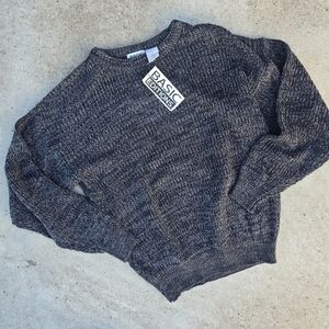NWT Vintage SWEATER Gray Heathered